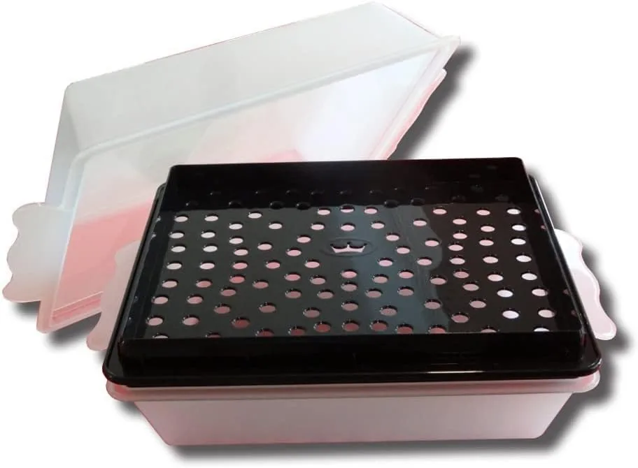 batter box 11 x 13 plastic batter box with sifter