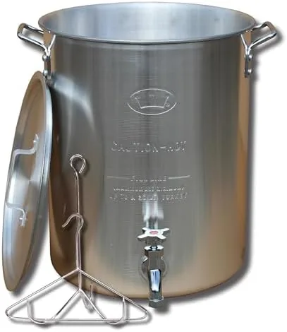 king kooker 30pksp 30 quart aluminum stock pot